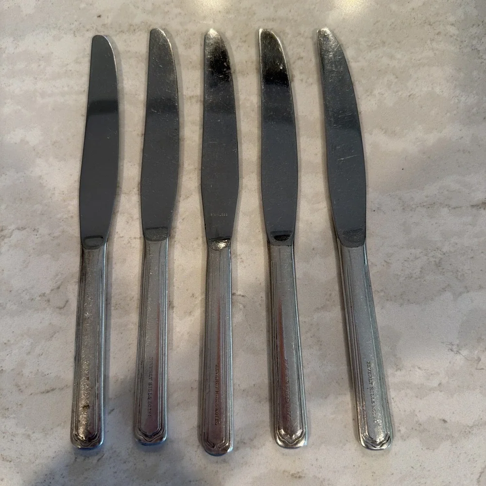 Beverly Hills Hotel Stainless Butter Knives Set of‎ 5 Restaurantware